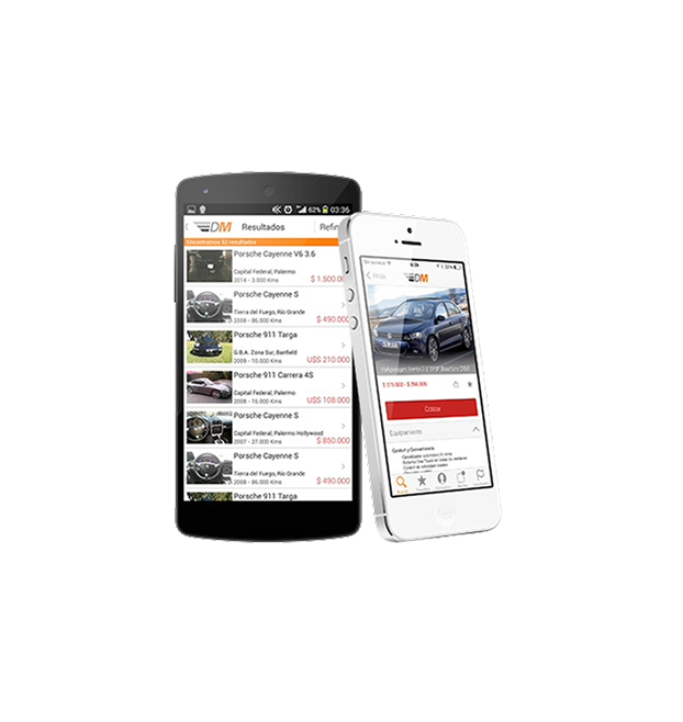 DeMotores.com — iOS and Android native app redesign