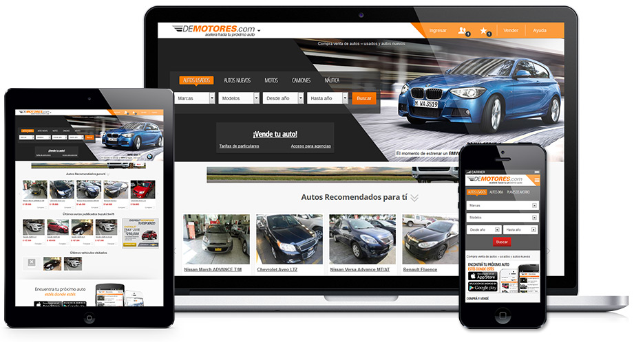 DeMotores.com responsive